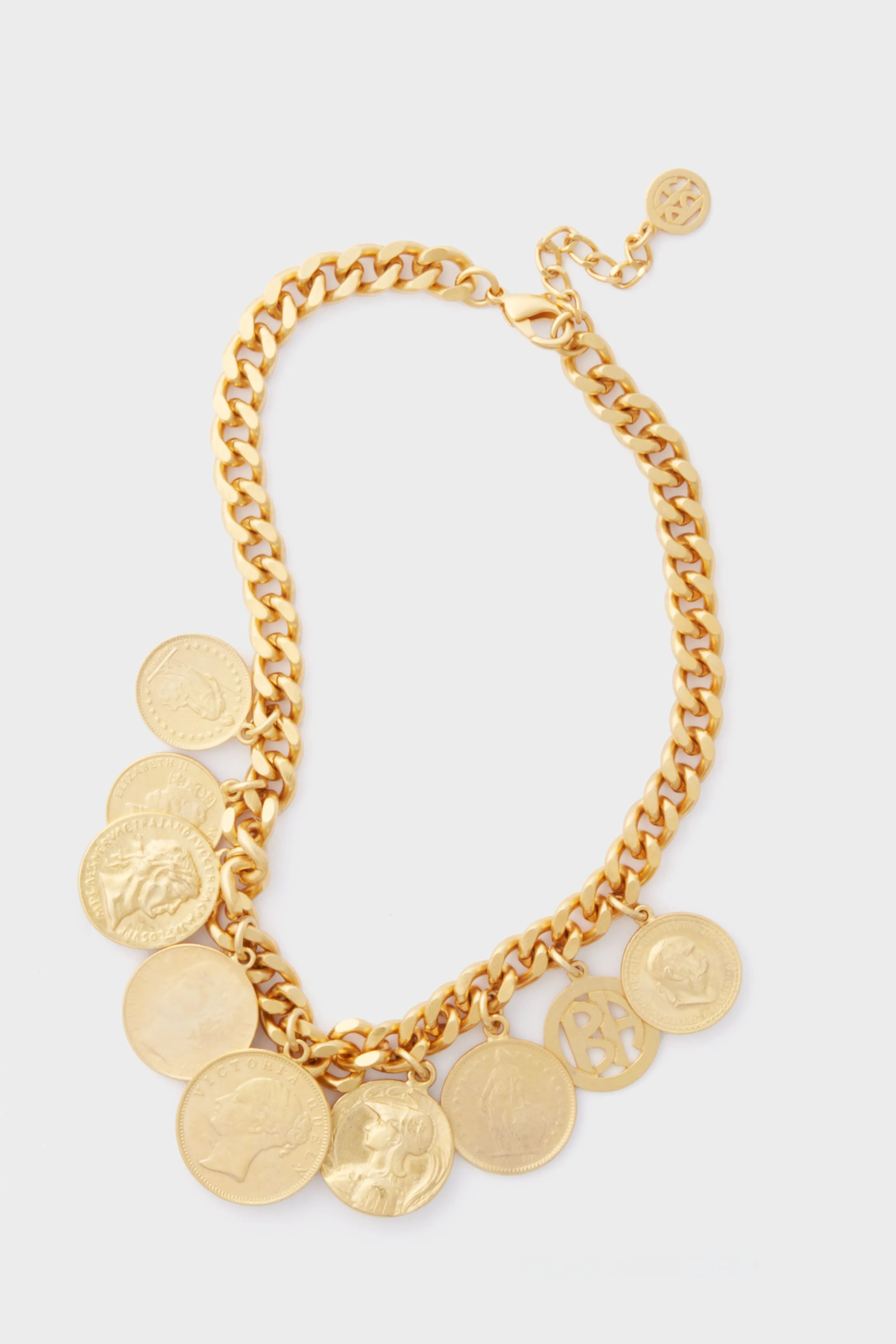 24K Gold Plated Coin Necklace