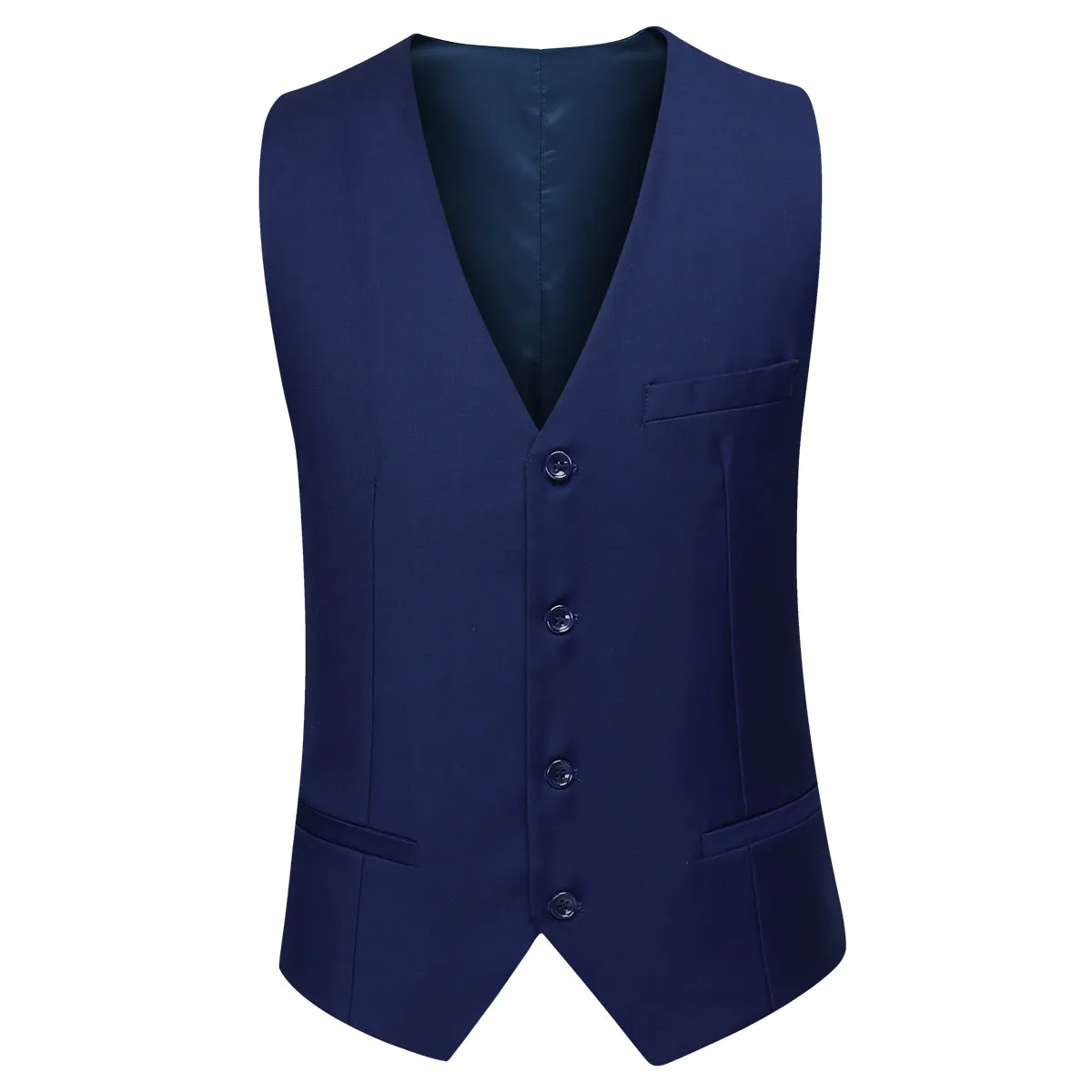 3-Piece Classic One Button Riviera Blue Suit