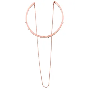 Acacia Baguettes Necklace - Pinkgold