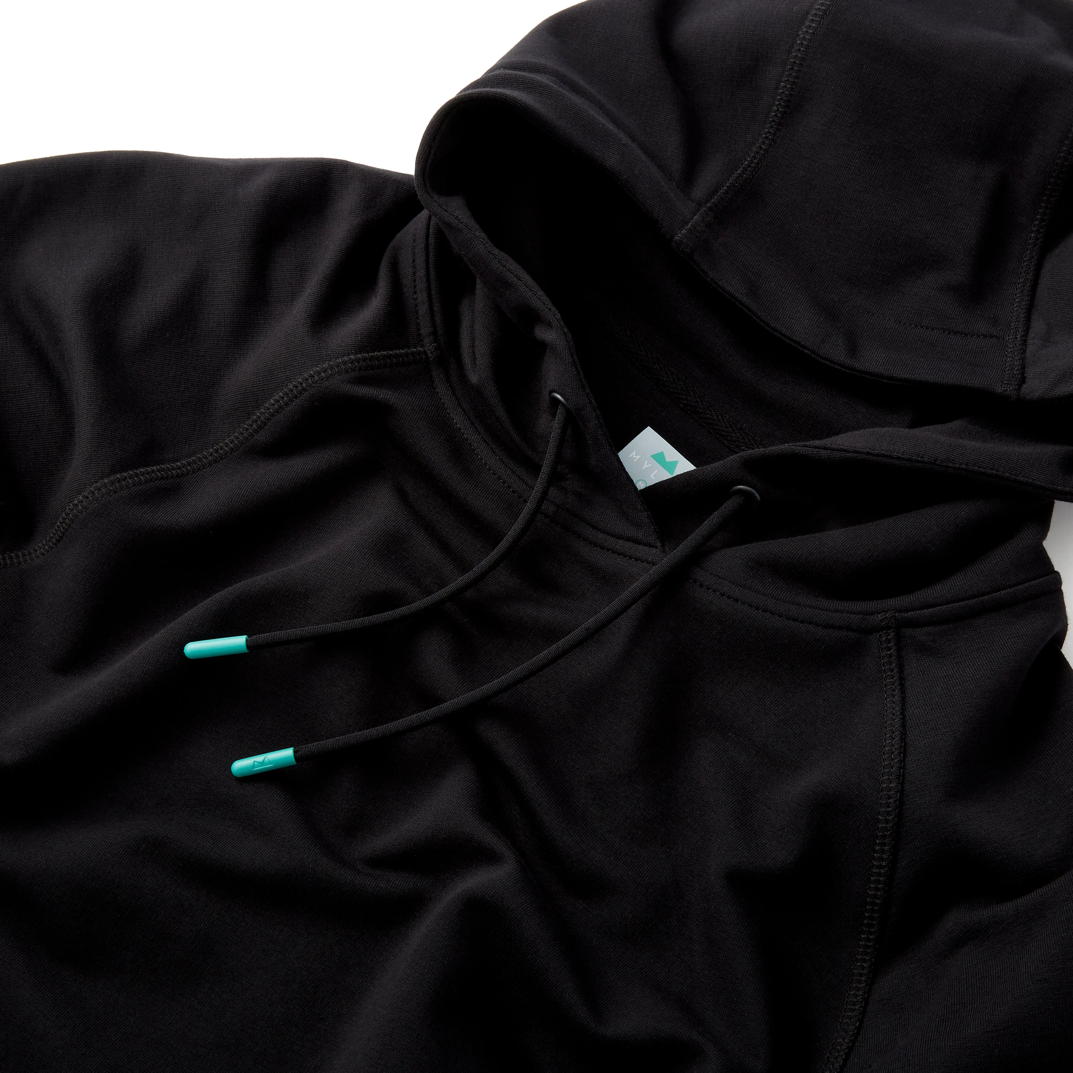 ACTive Knit Pullover Hoodie in Black