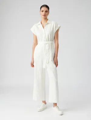 Arizona Linen Belted Jumpsuit