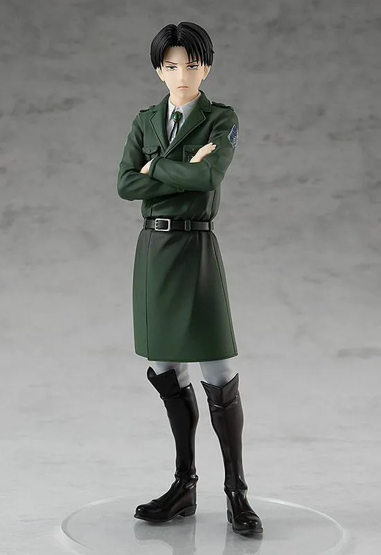 attack on titan pop up parade pvc statue levi 17 cm  statues  attack  statue