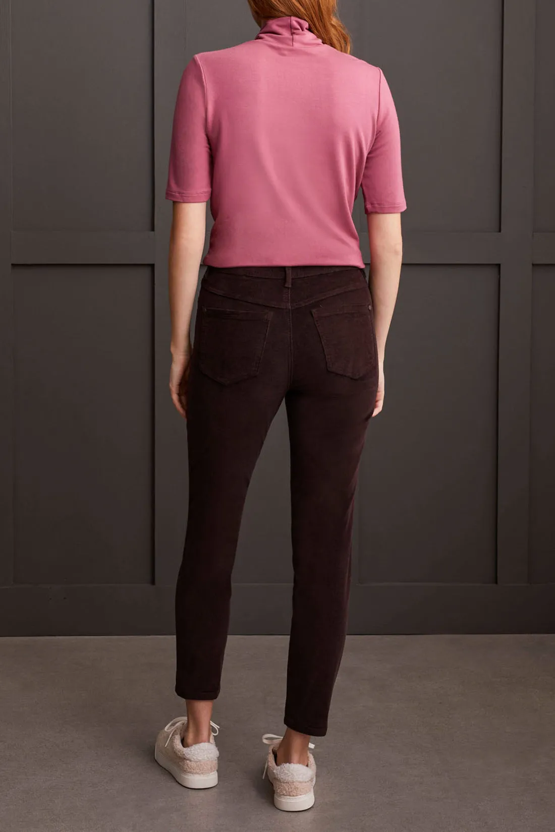 Audrey Pull on Slim Ankle Pants