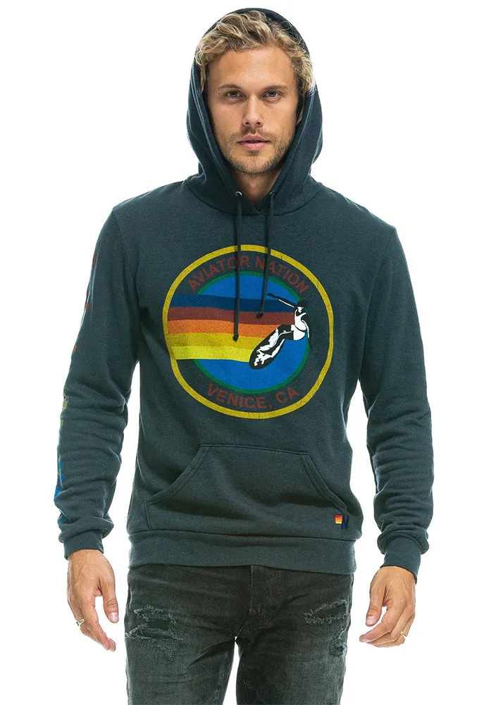 Aviator Nation Pullover Hoodie in Charcoal