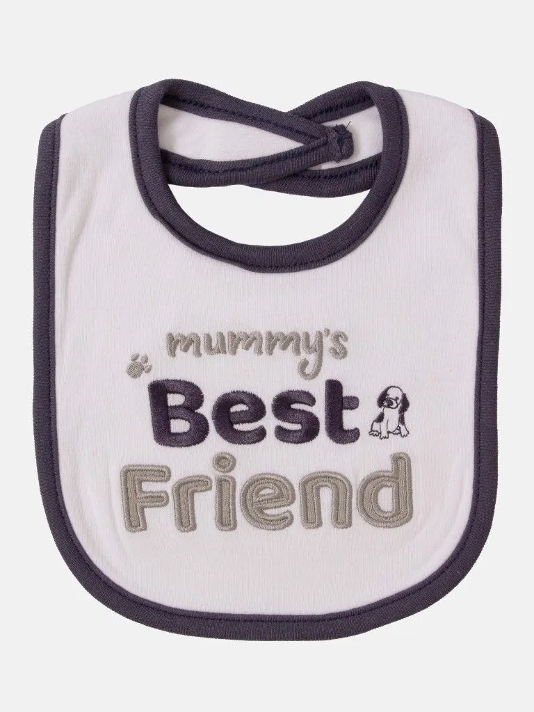 Baby Boy "Mummy's Best Friend" Watch Me Grow 5-piece Set- White & Black