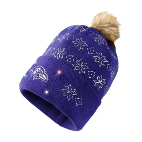 Baltimore Ravens NFL Rhinestone Light Up Beanie