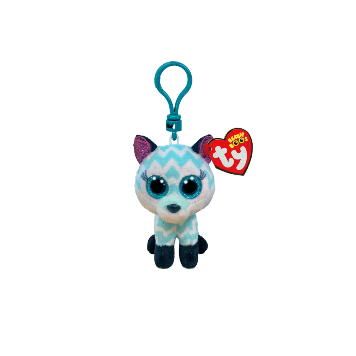 Beanie Babies - 35249 | TY Beanie Baby: Atlas - Aqua Chevron Fox