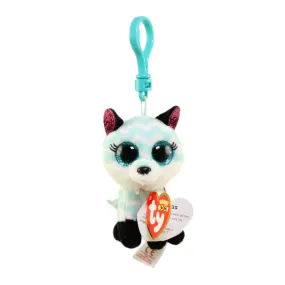 Beanie Babies: Atlas Fox Aqua Chevron Clip