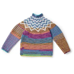 Bernat Crochet Zig-Zag Sweater