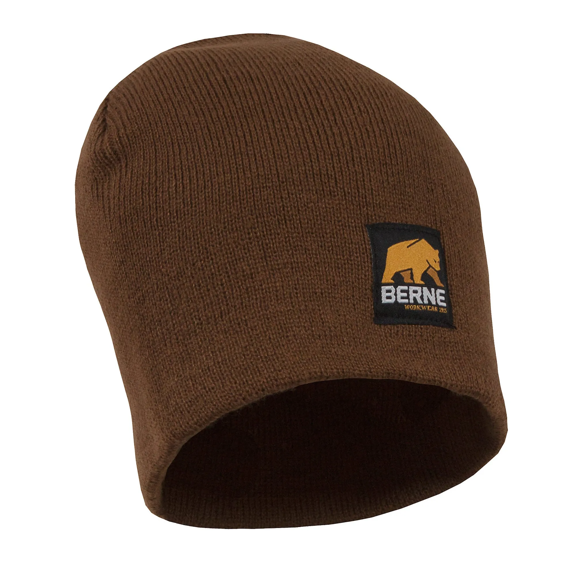 Berne Mens Brown Duck Acrylic Knit Beanie