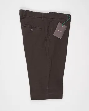 Berwich Garment Dyed Cotton Chinos / Moro