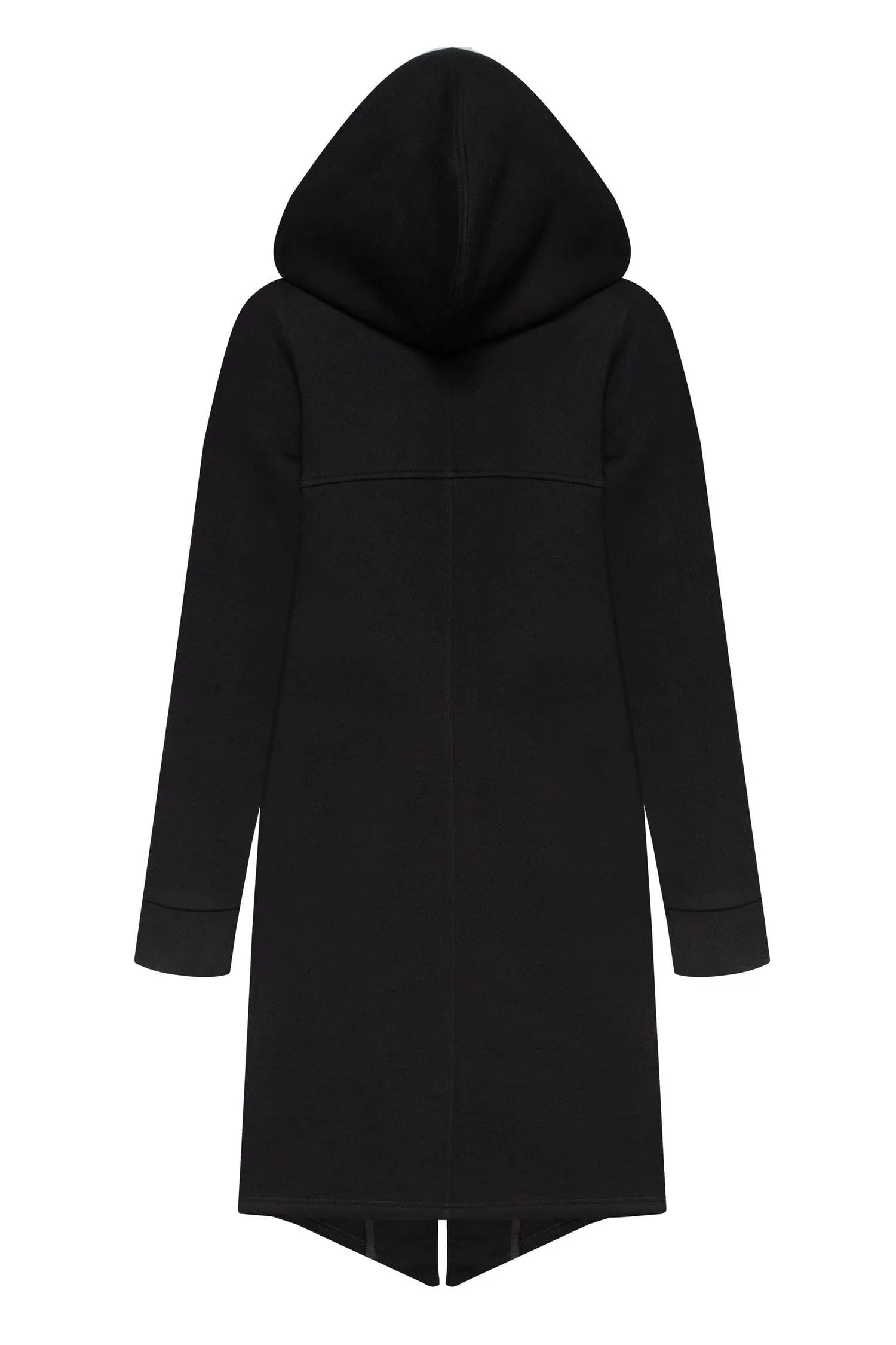 Black Hooded Coat