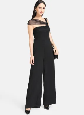 Black One Shoulder Jumpsuit