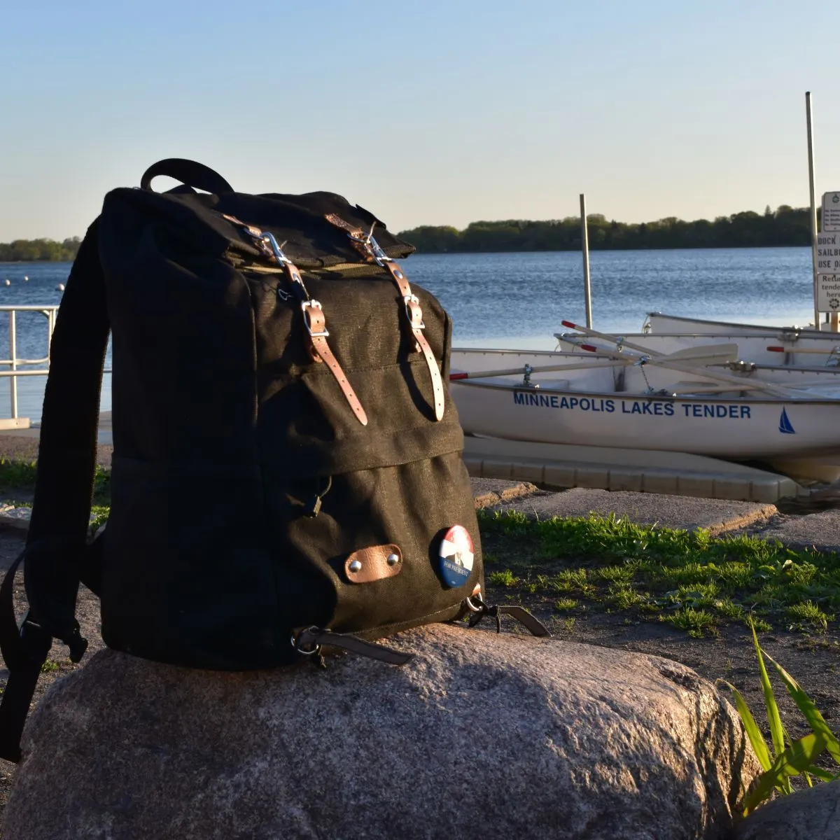 Canvas Cycling Rucksack