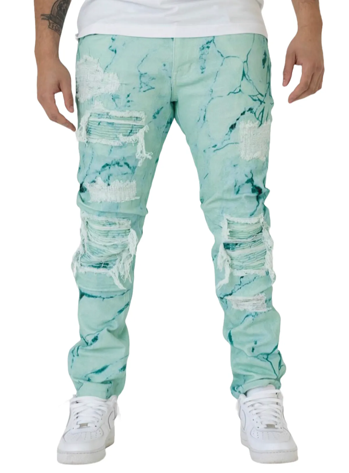 Capital Denim Jeans - Minted Denim - Mint Marble - CPTL47