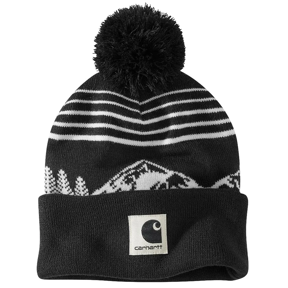 Carhartt 106335 Men's Knit Pom Mountain Beanie