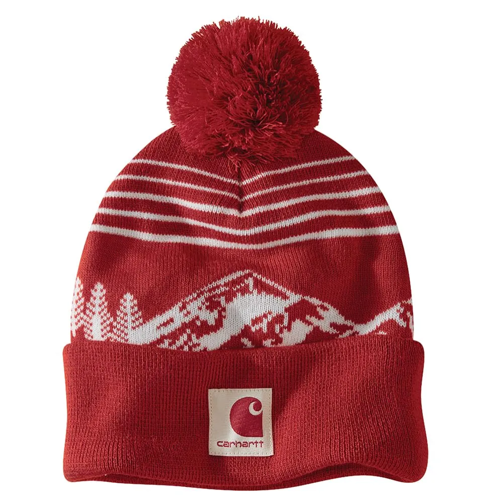 Carhartt 106335 Men's Knit Pom Mountain Beanie