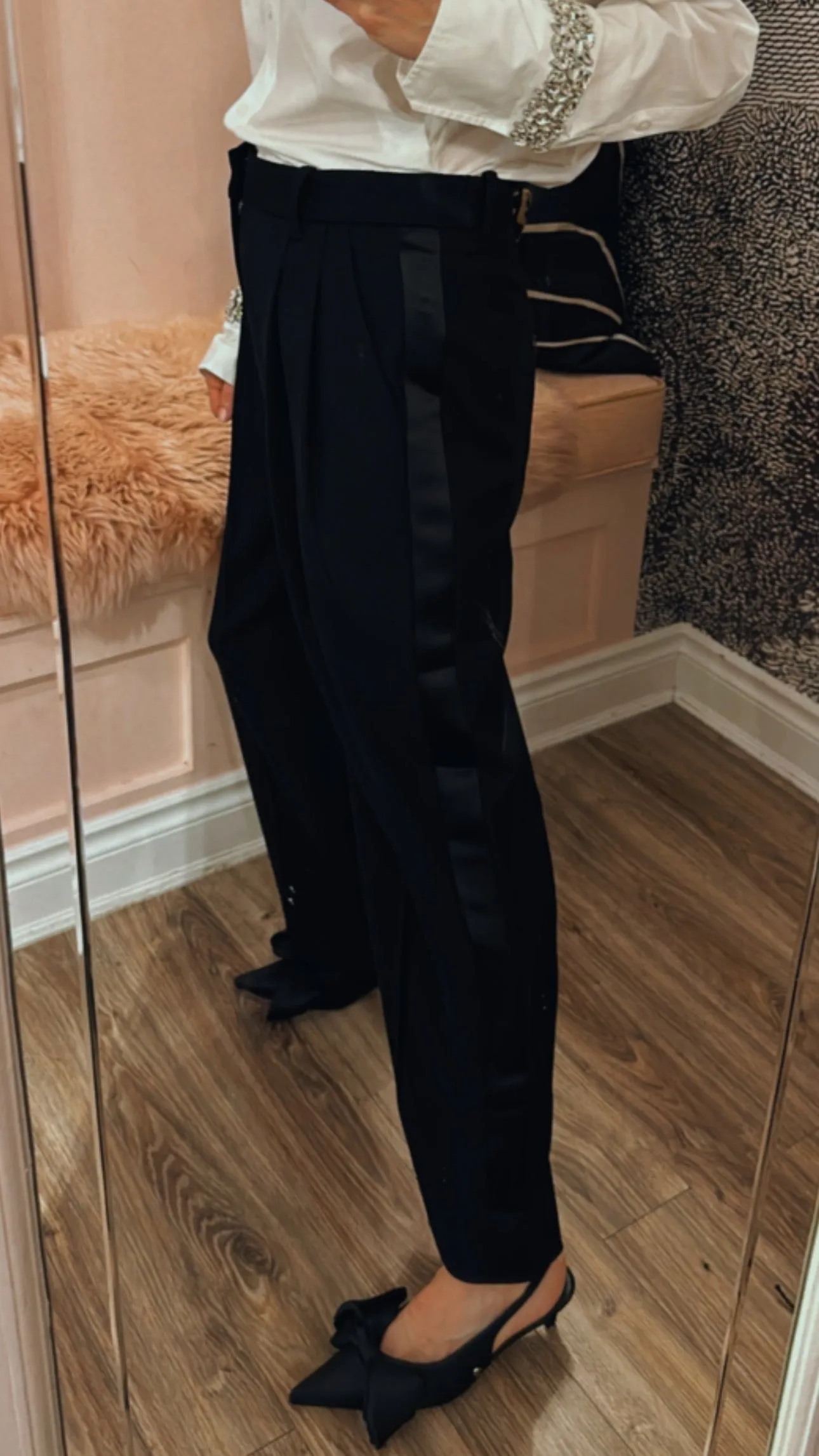 'Chase' Pleated Tux Pant