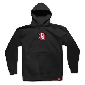 Chocolate Interscope Hip Hop 50 Pullover Hoodie Black