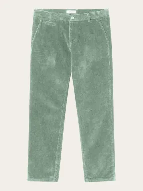 CHUCK regular 8-wales corduroy chino pants - Lily Pad