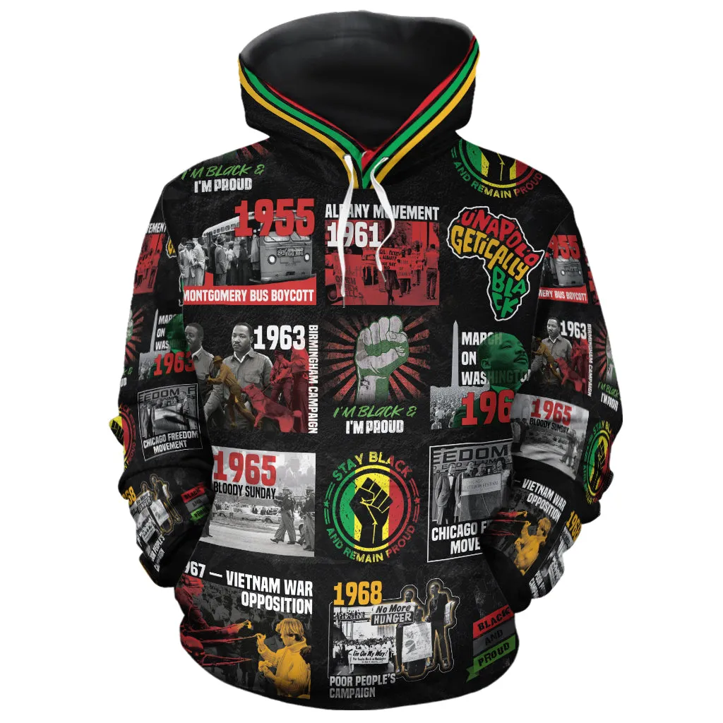 Civil Rights Movement Poster Art All-over Hoodie