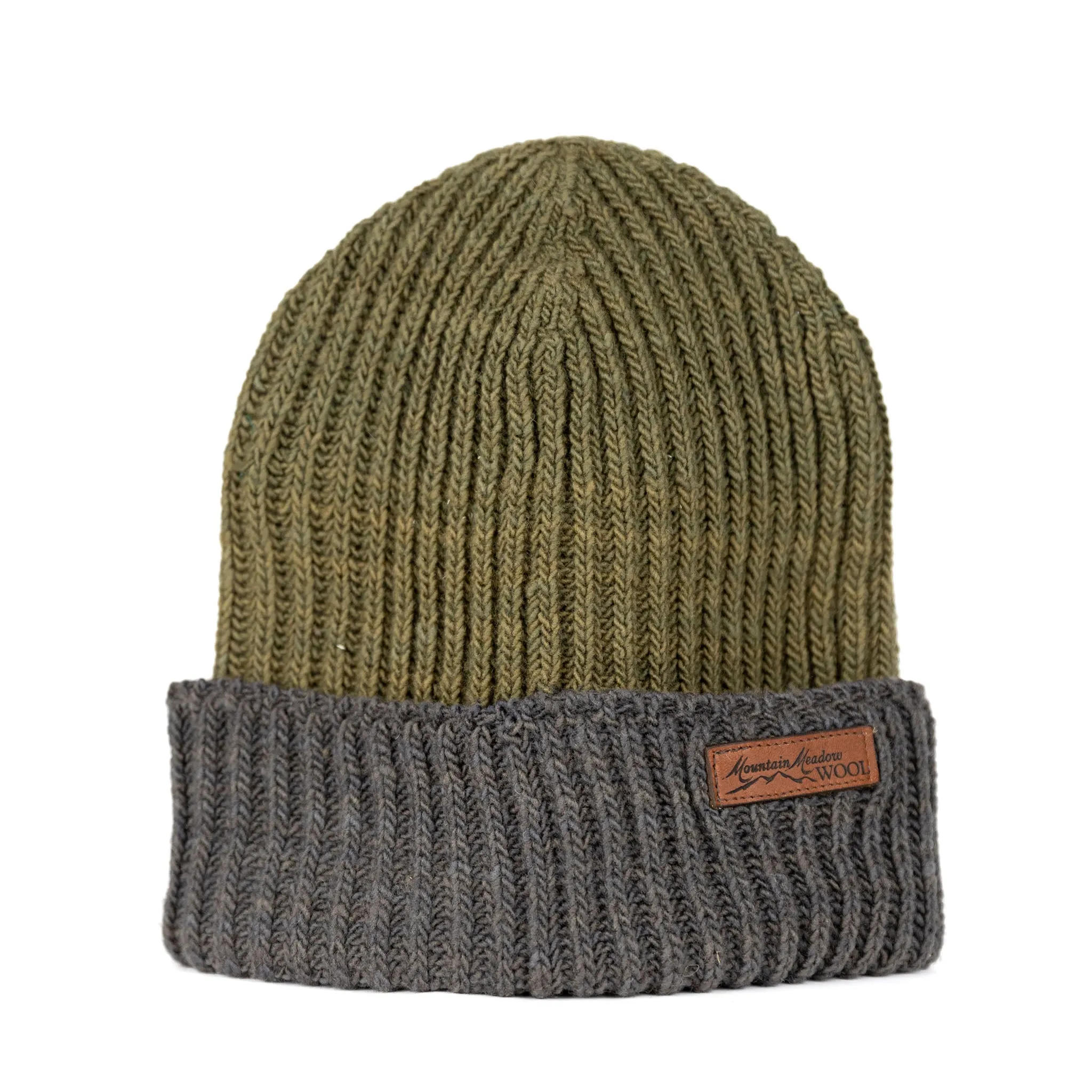 Cloud Peak - Rib Cuff Wool beanie