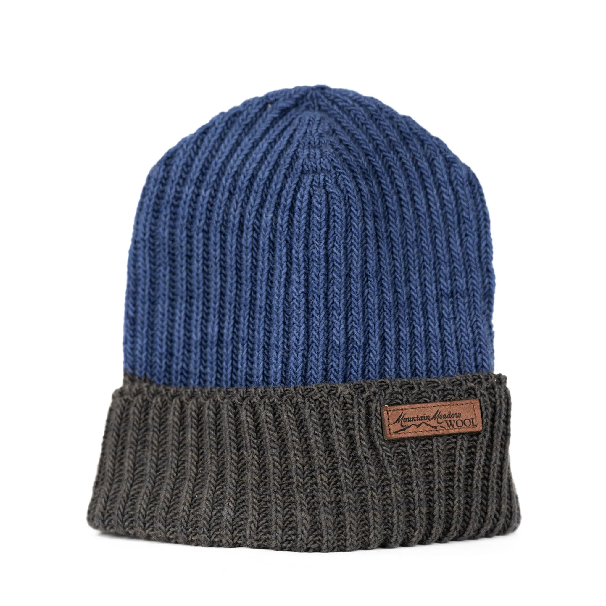 Cloud Peak - Rib Cuff Wool beanie