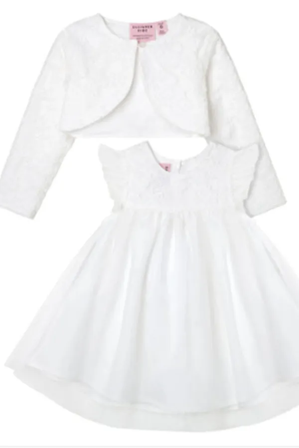 CONNIE CHRISTENING DRESS & CARDIGAN SET