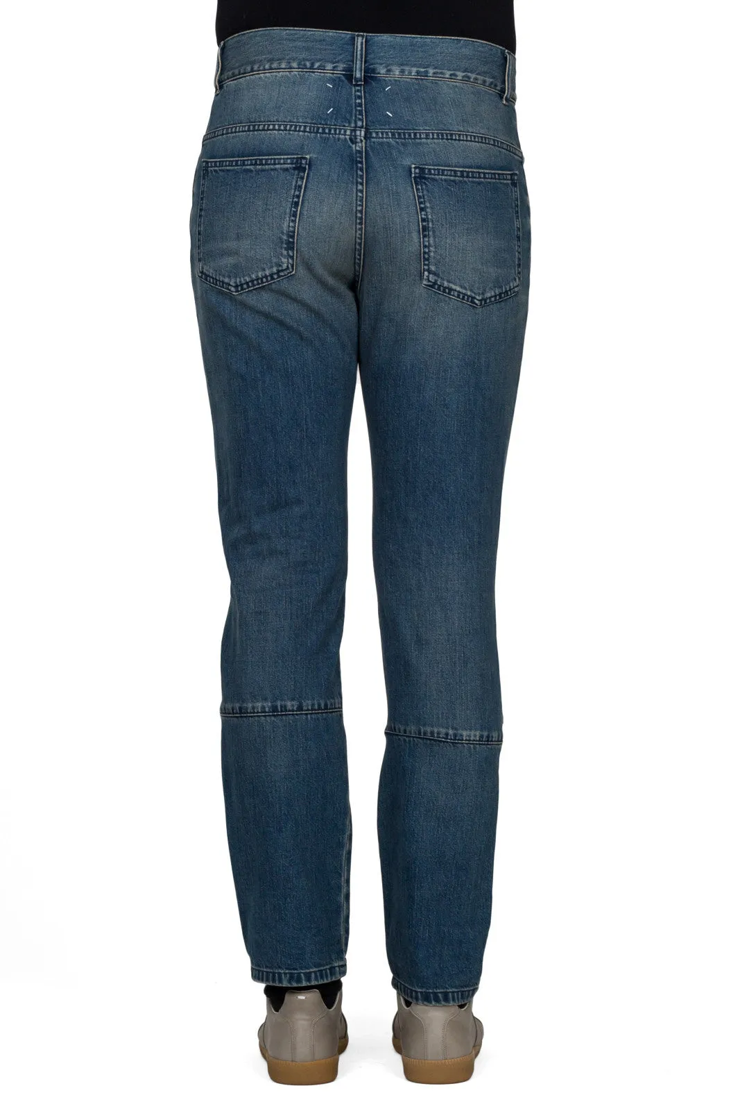 Contrast Panel Jeans