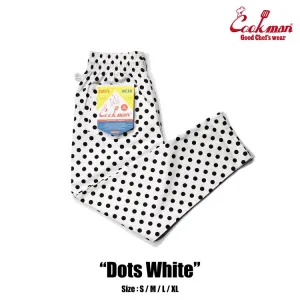 Cookman Chef Pants - Dots : White