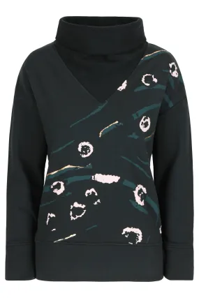 Cotton Sweatshirt Simien Stars Black