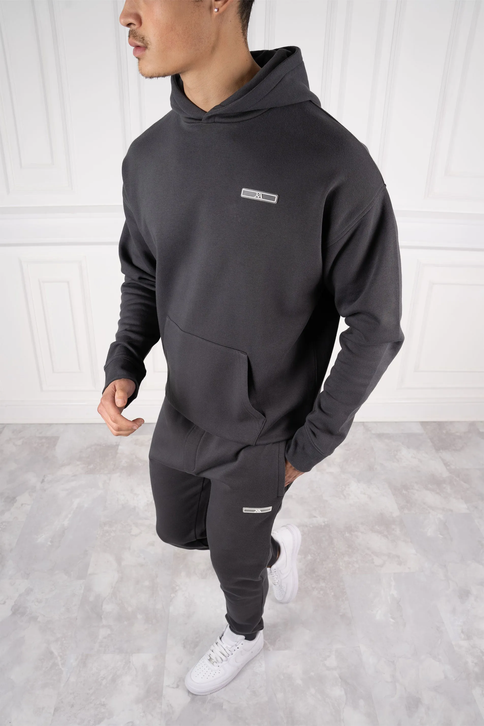 Day To Day Slim Fit Hoodie  - Charcoal Grey