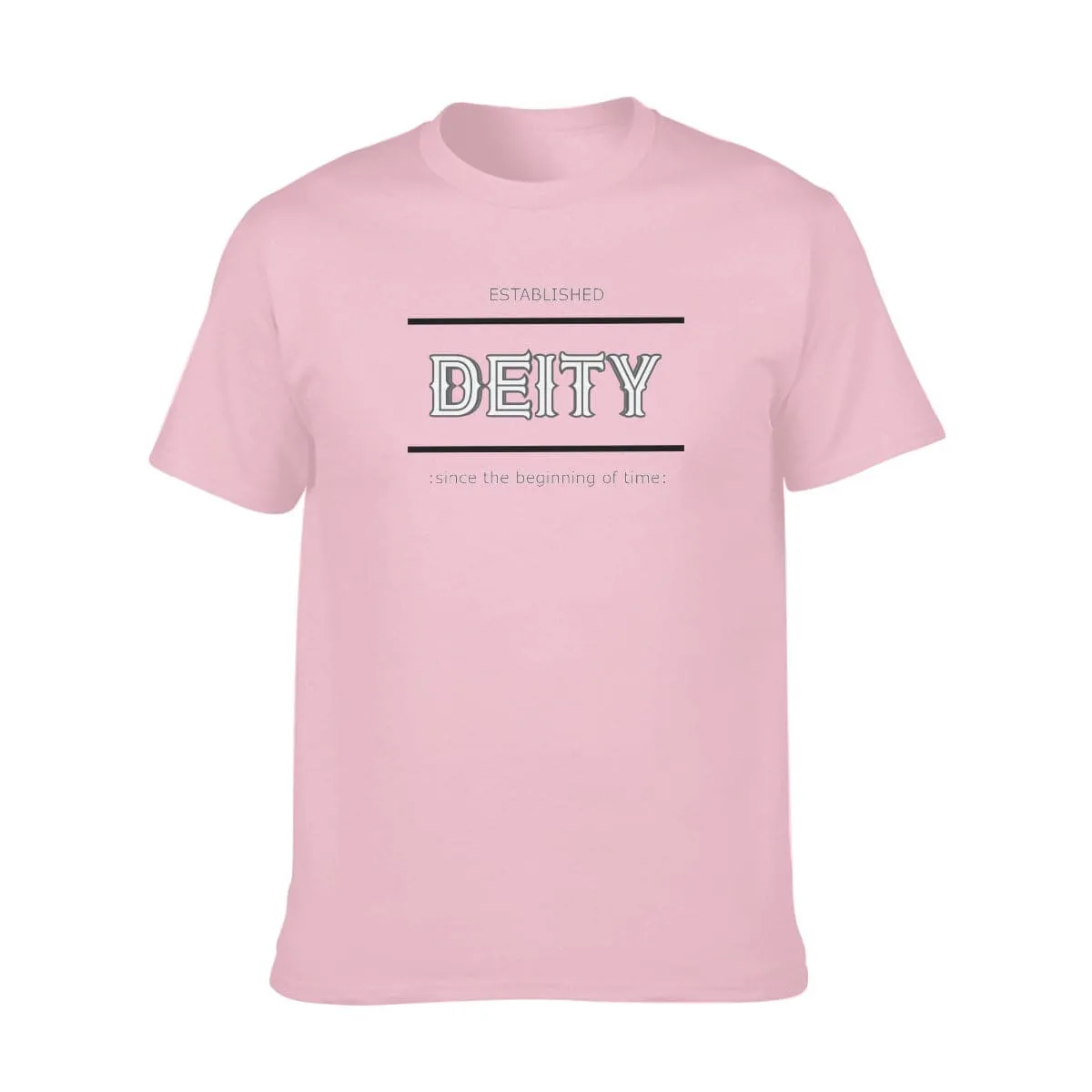 Deity Men's O-neck Short Sleeve T-Shirt | 100% Cotton