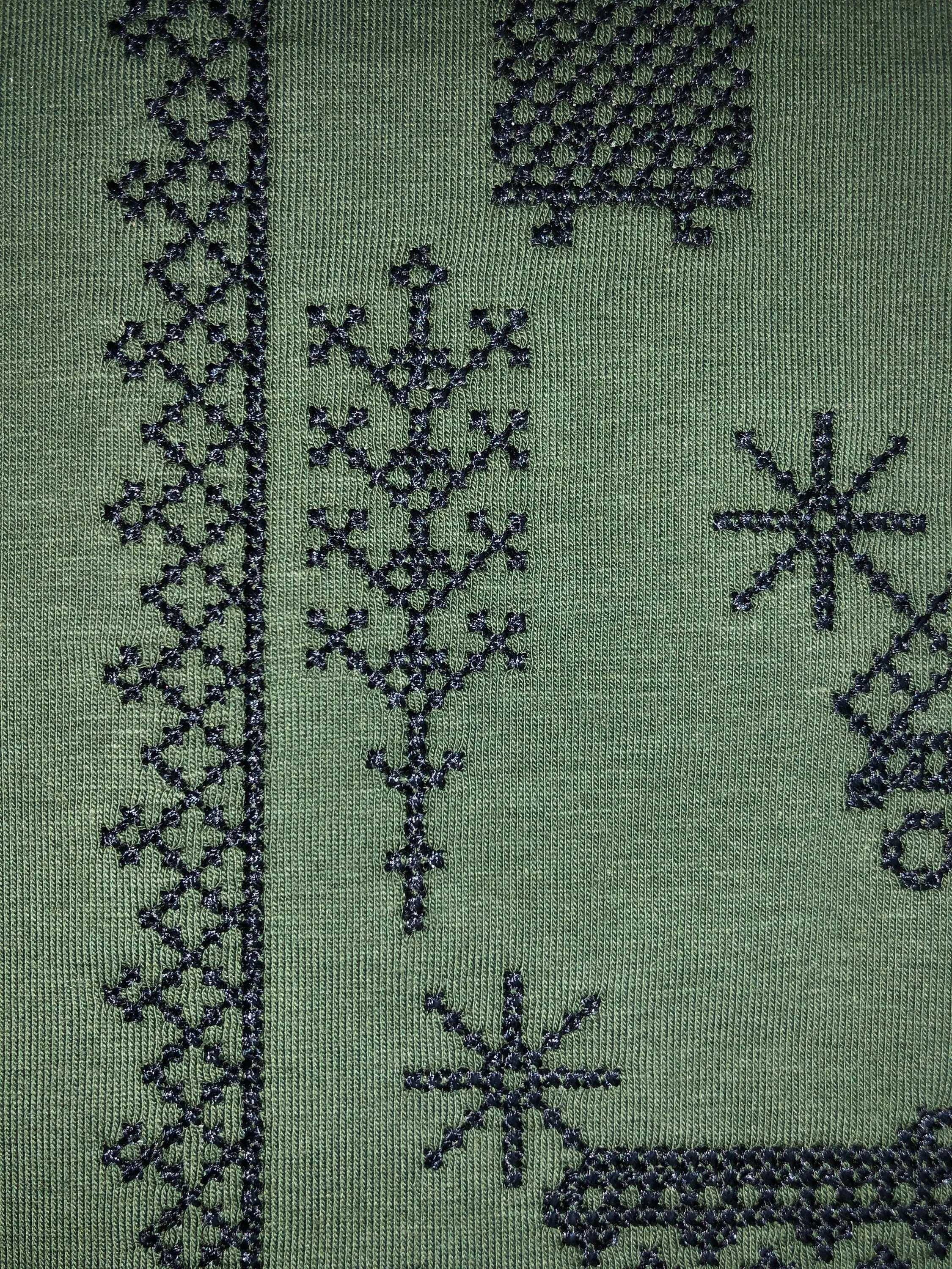 Embroidered t-shirt in the style of Vyshyvanka