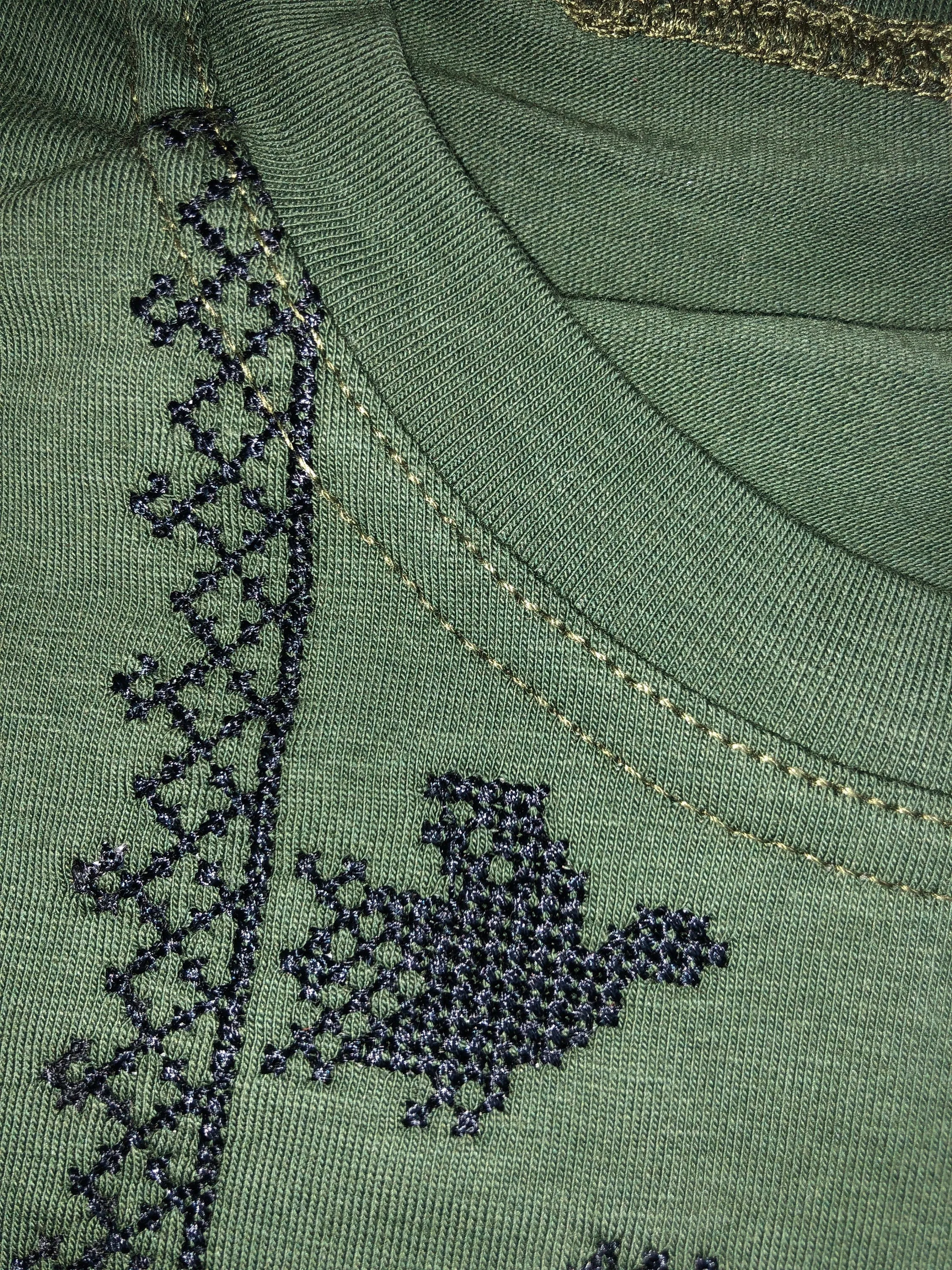 Embroidered t-shirt in the style of Vyshyvanka