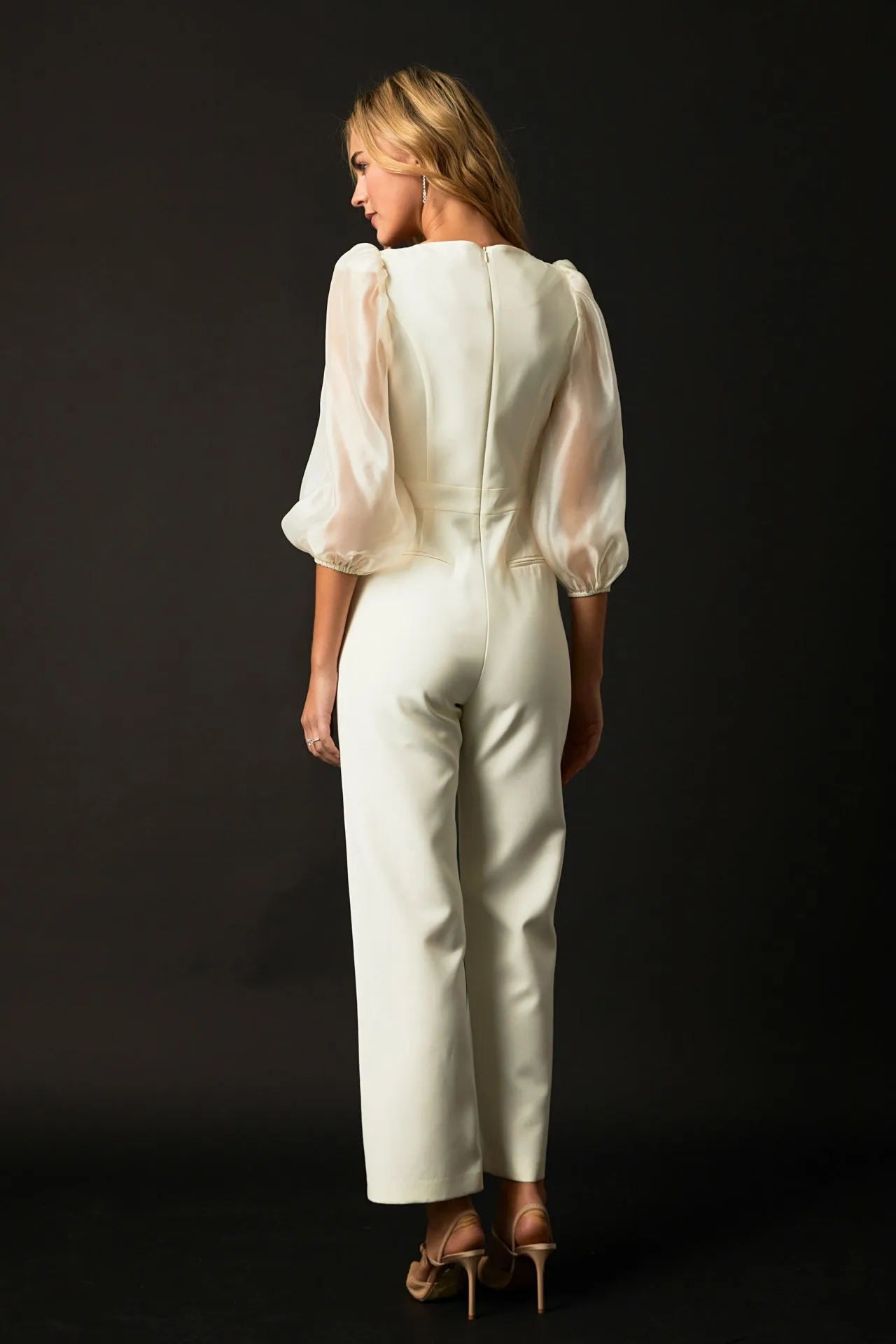 Endless Rose - Organza Sleeve Jumpsuit