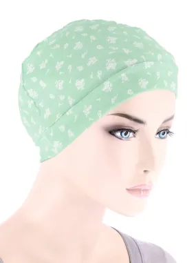 Essential Cap Mint Petite Floral