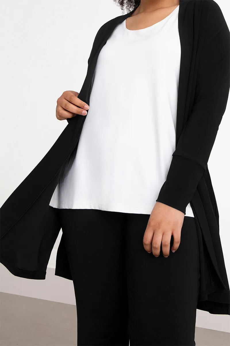 Everyday Cardigan Long | Black