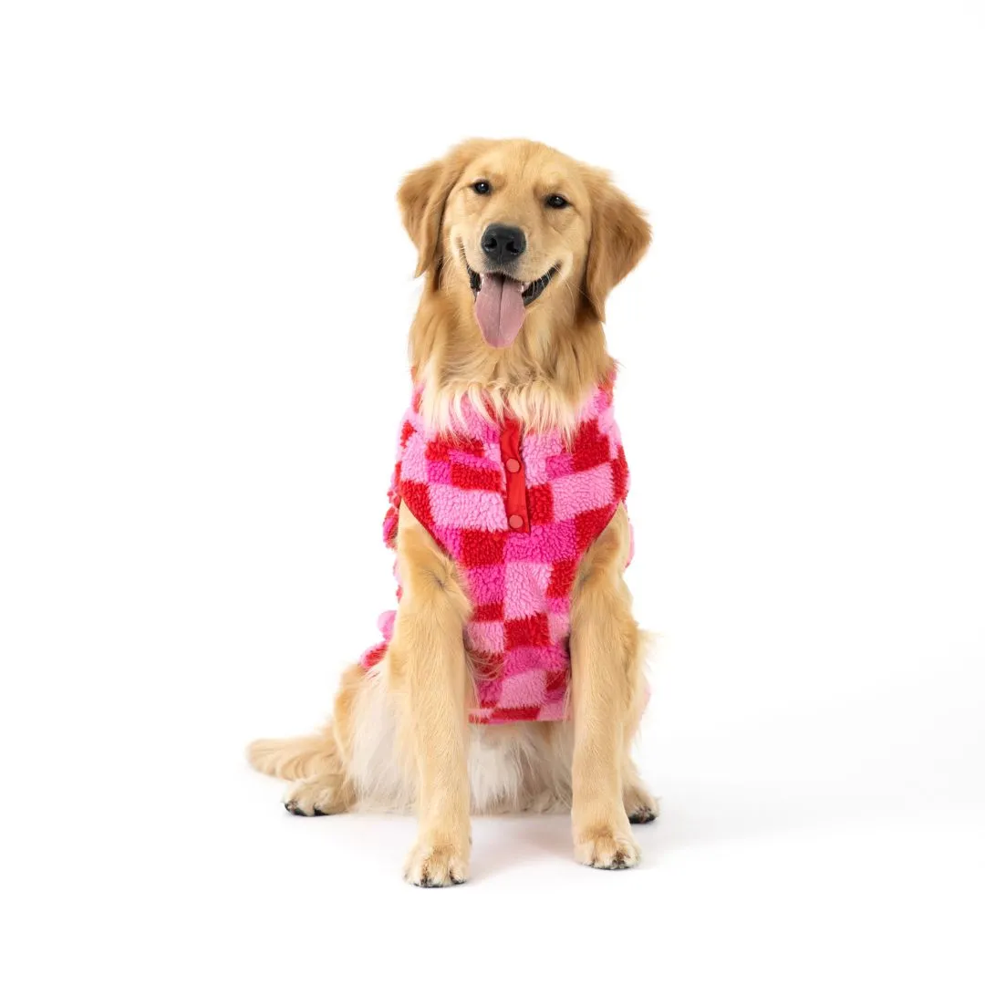 Fabdog | Fab Ski Sherpa Vest Pink