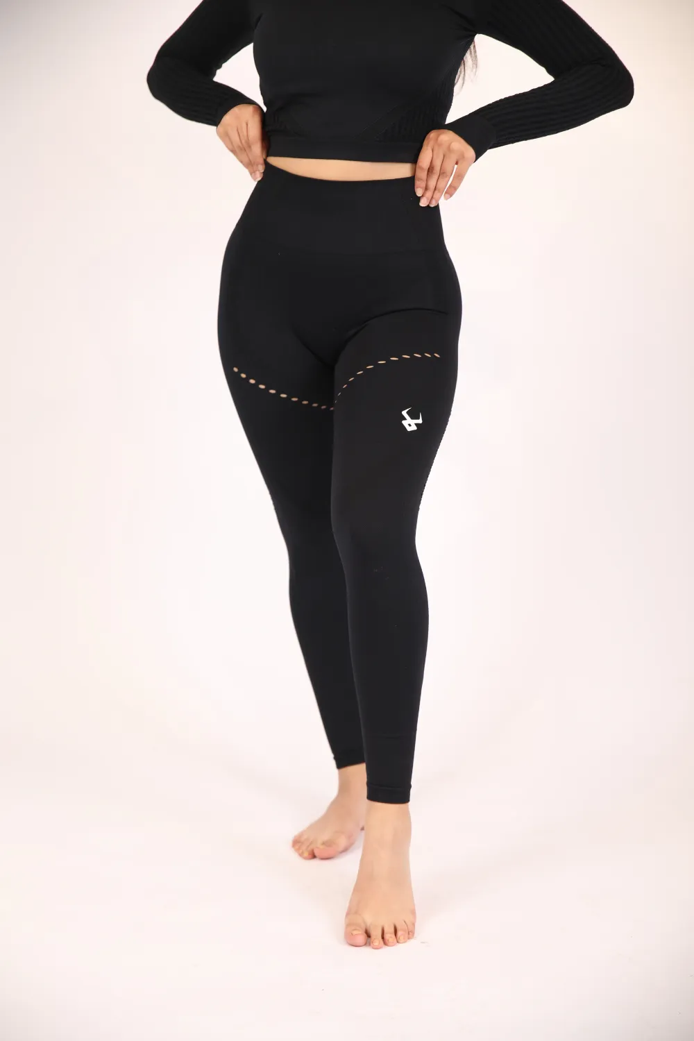 Fireox Yoga Pants, Black