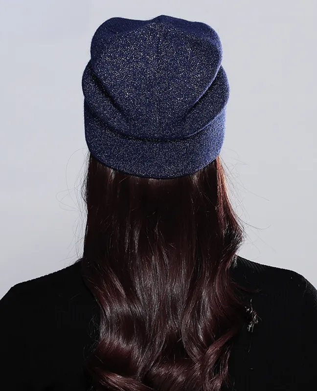 Five-Pointed Stars Knitted Beanie