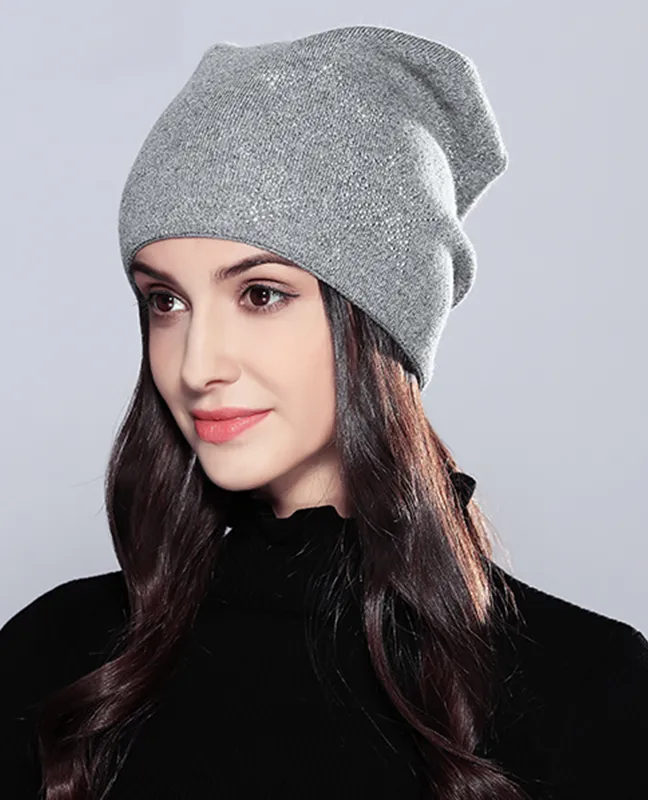 Five-Pointed Stars Knitted Beanie