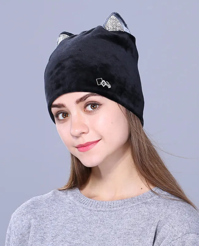 Flannelette beanies hat