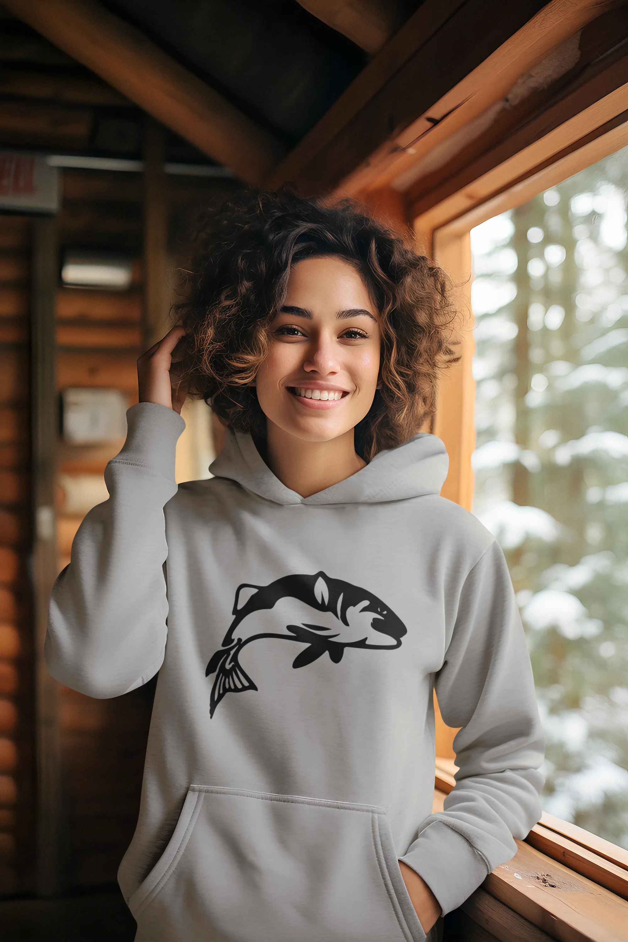 Fly Fishing Pullover Hoodie