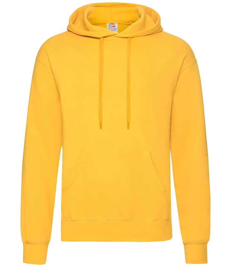 Fruit of the Loom Classic Hooded Sweatshirt - Green, Brown, Yellow, Orange