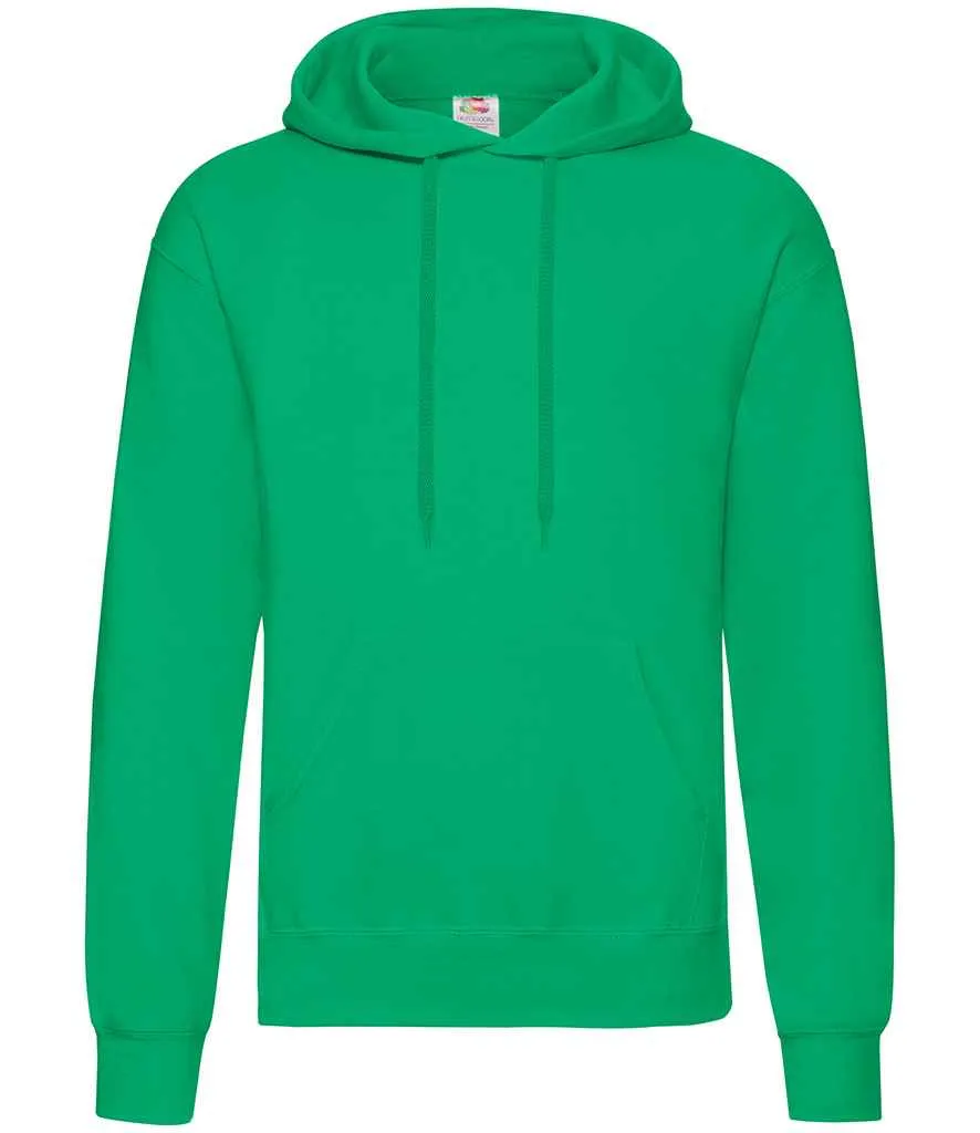 Fruit of the Loom Classic Hooded Sweatshirt - Green, Brown, Yellow, Orange