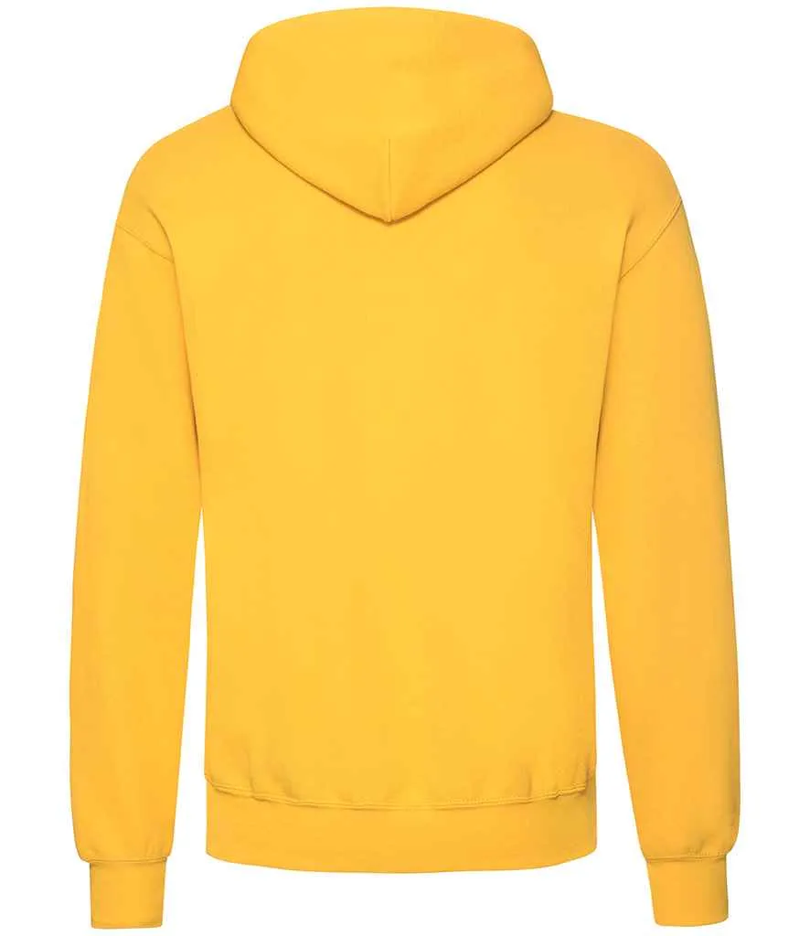 Fruit of the Loom Classic Hooded Sweatshirt - Green, Brown, Yellow, Orange