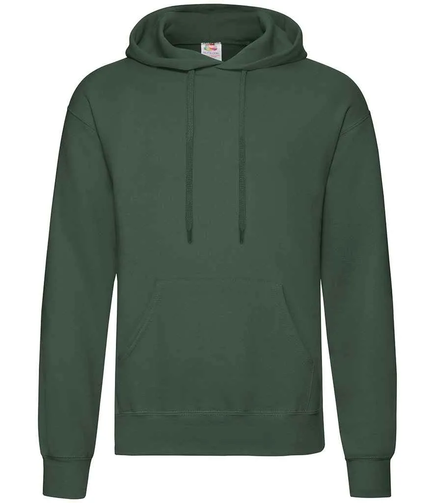 Fruit of the Loom Classic Hooded Sweatshirt - Green, Brown, Yellow, Orange