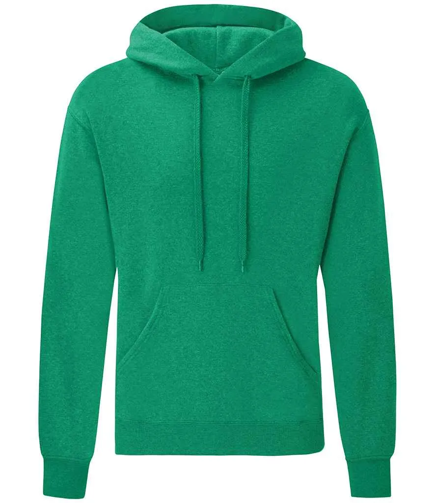 Fruit of the Loom Classic Hooded Sweatshirt - Green, Brown, Yellow, Orange