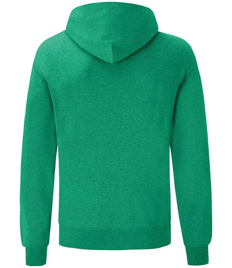 Fruit of the Loom Classic Hooded Sweatshirt - Green, Brown, Yellow, Orange